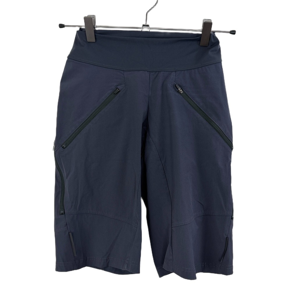 Velocio Cycling Womens Trail Access Shorts XXS Gray Bike Zip Pocket Stretch